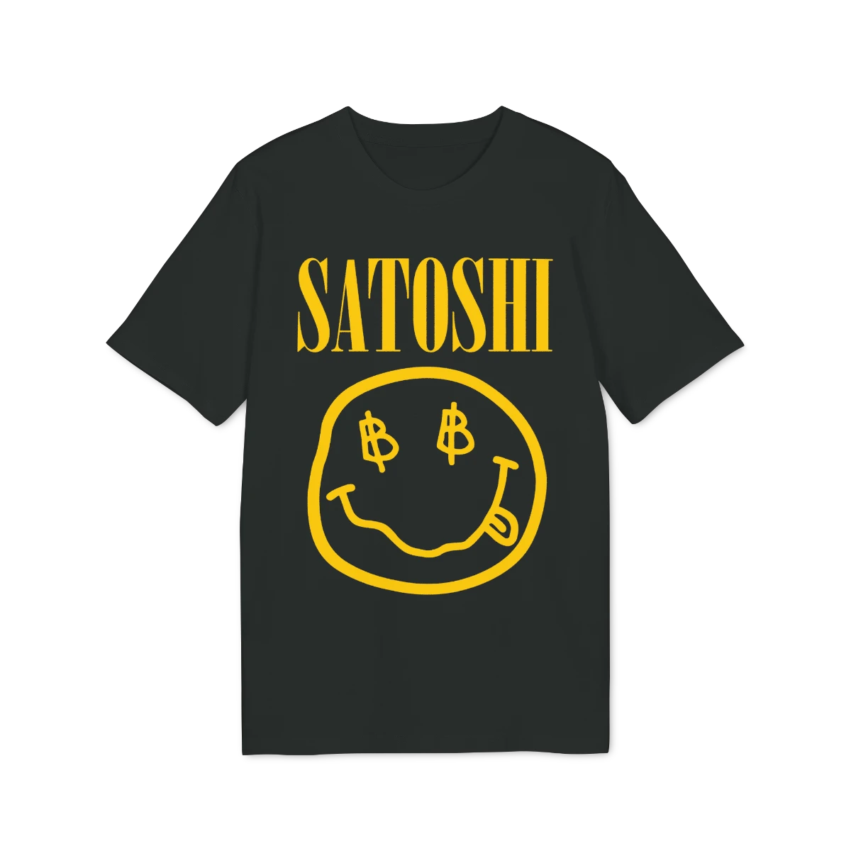 Satoshi Bitcoin T-Shirt — Black
